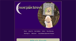 Desktop Screenshot of crescentgoldens.com
